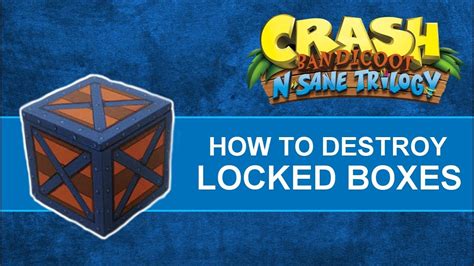 how do i break the metal boxes in crash bandicoot|breaking metal boxes crash bandicoot.